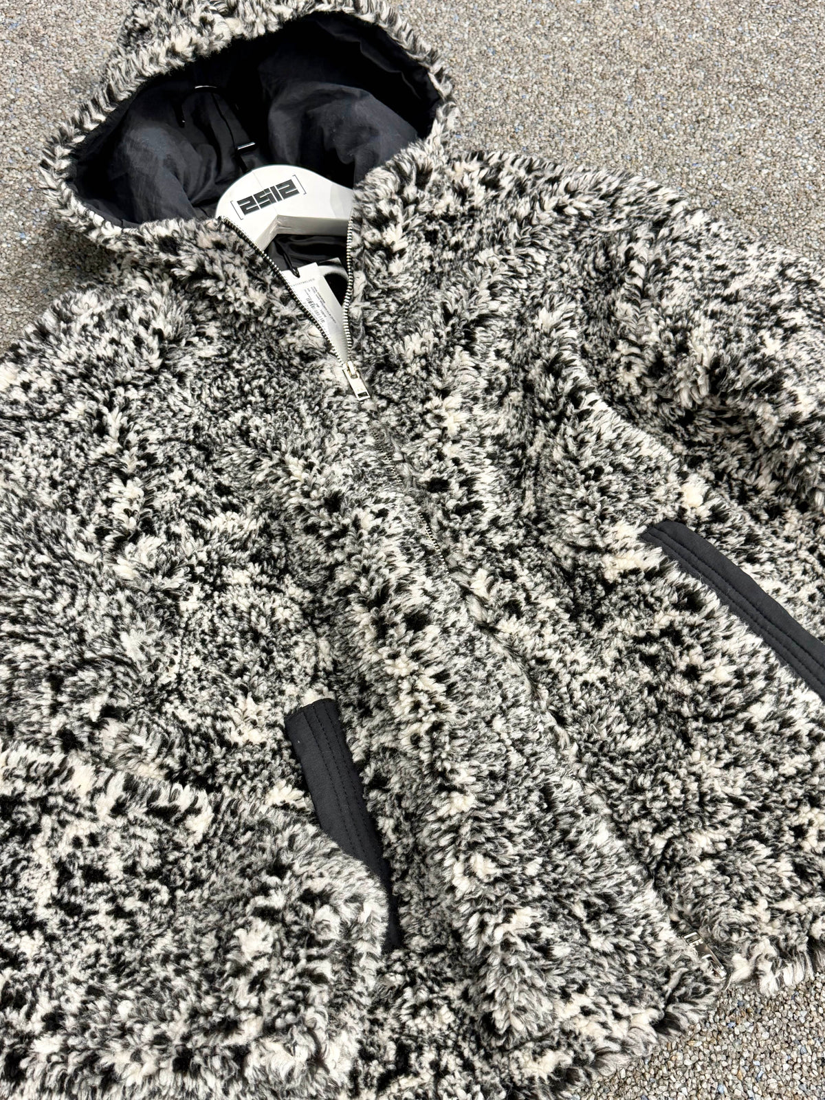 Peluş Mont Siyah