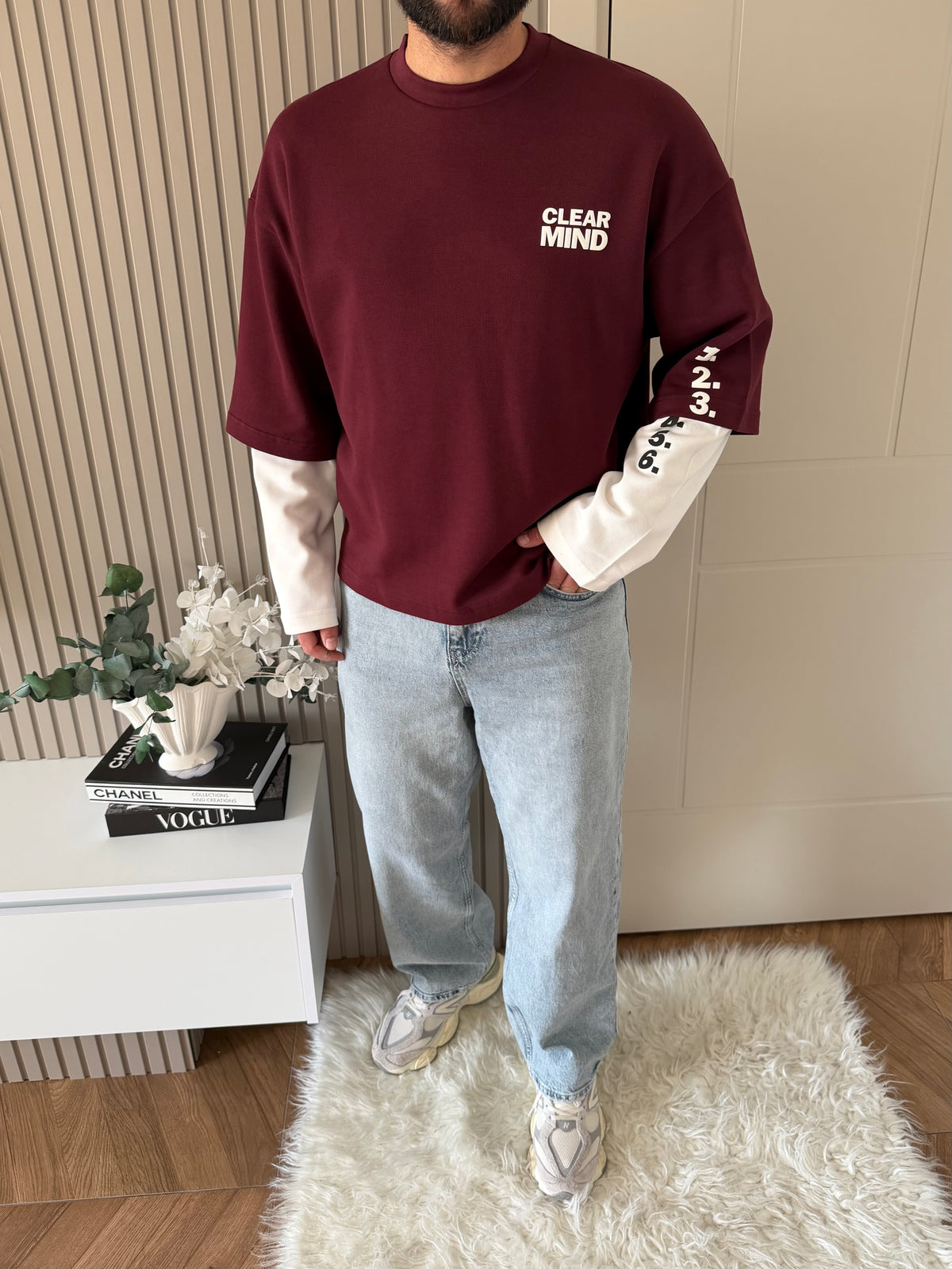 Clear Mind Boxy Fit Sweatshirt