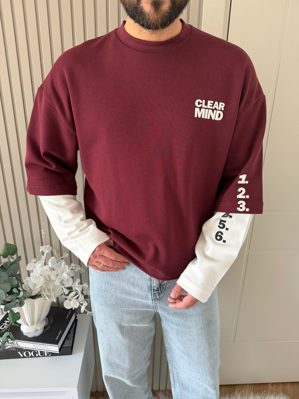 Clear Mind Boxy Fit Sweatshirt