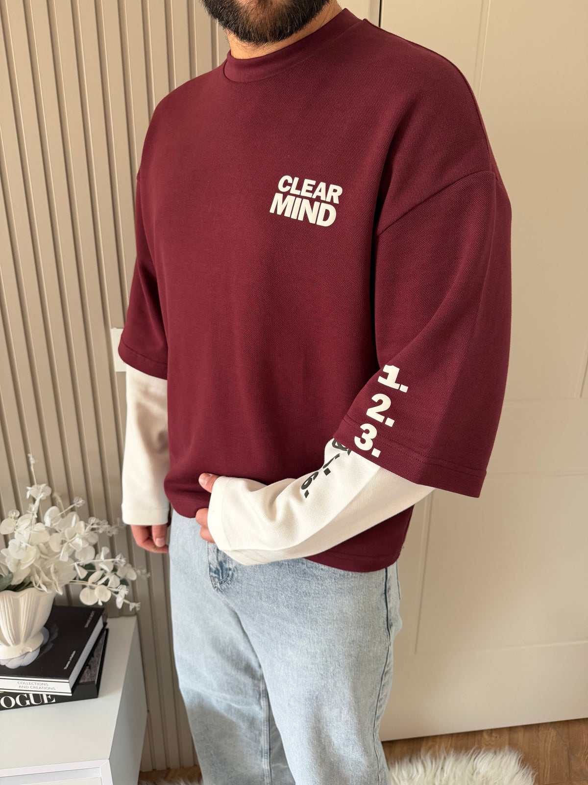 Clear Mind Boxy Fit Sweatshirt