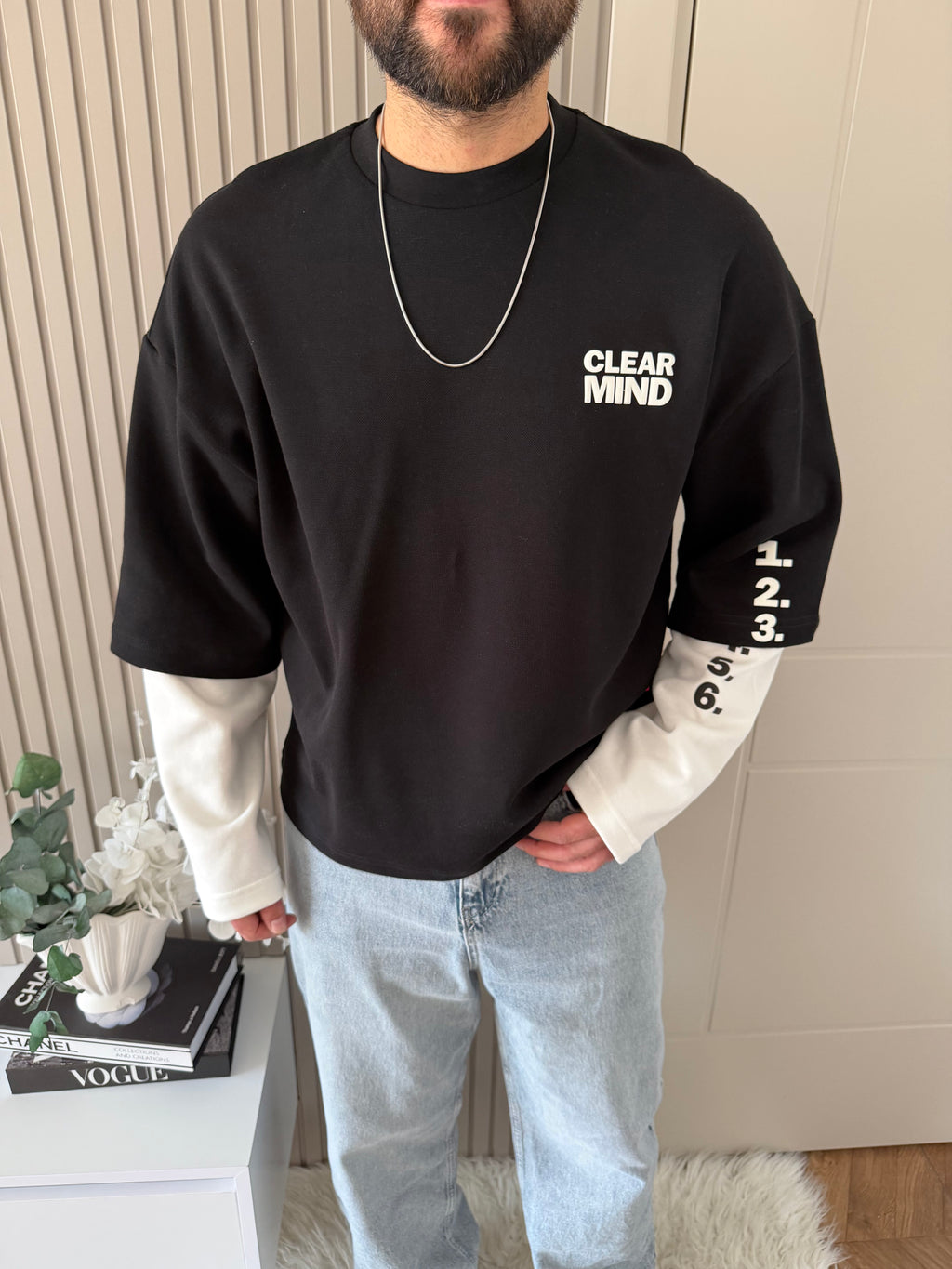 Clear Mind Boxy Fit Sweatshirt