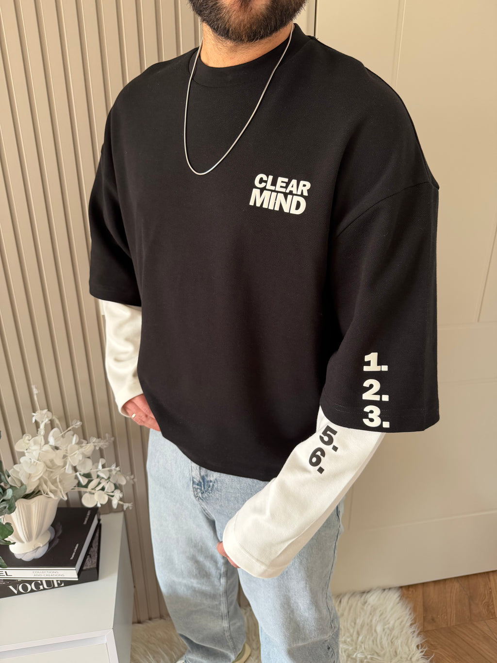 Clear Mind Boxy Fit Sweatshirt