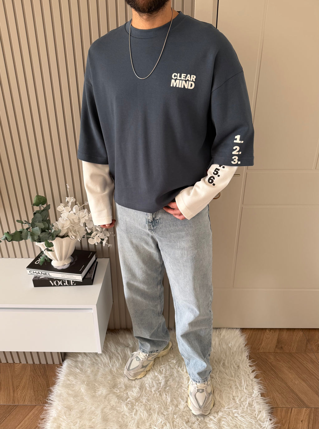 Clear Mind Boxy Fit Sweatshirt