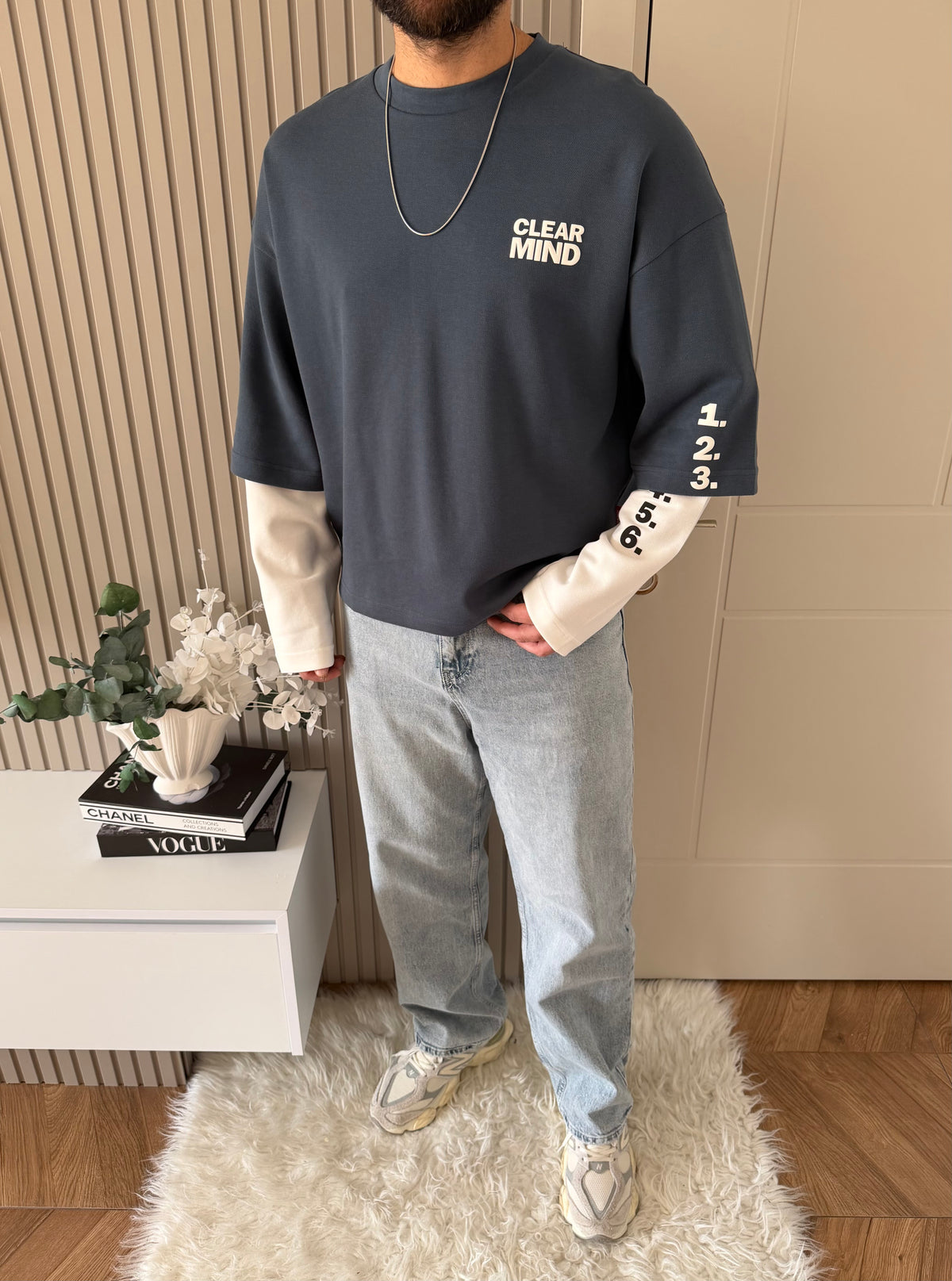 Clear Mind Boxy Fit Sweatshirt