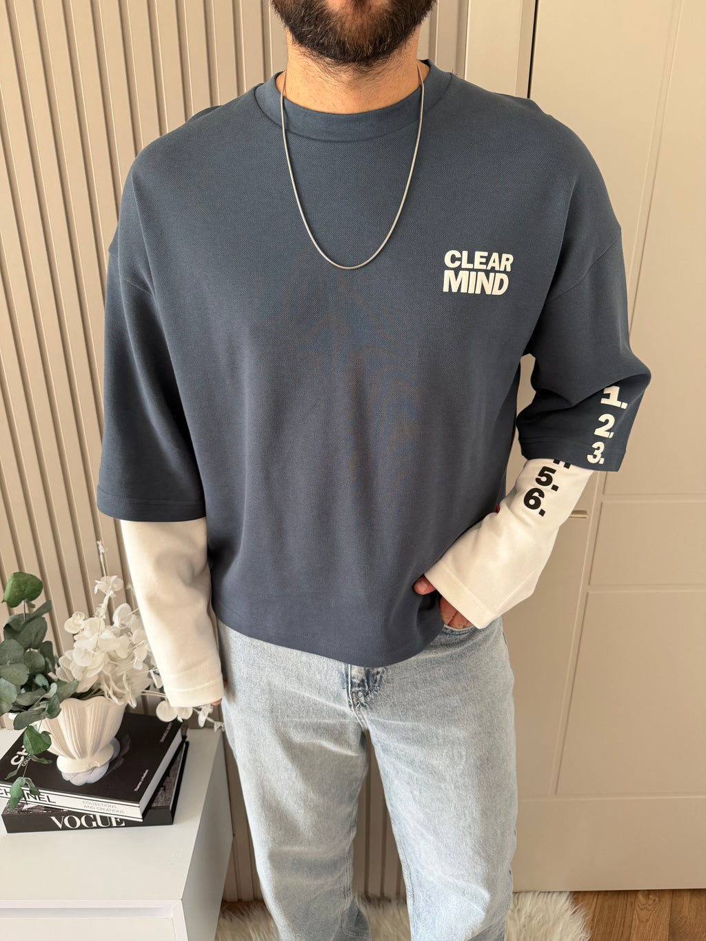 Clear Mind Boxy Fit Sweatshirt