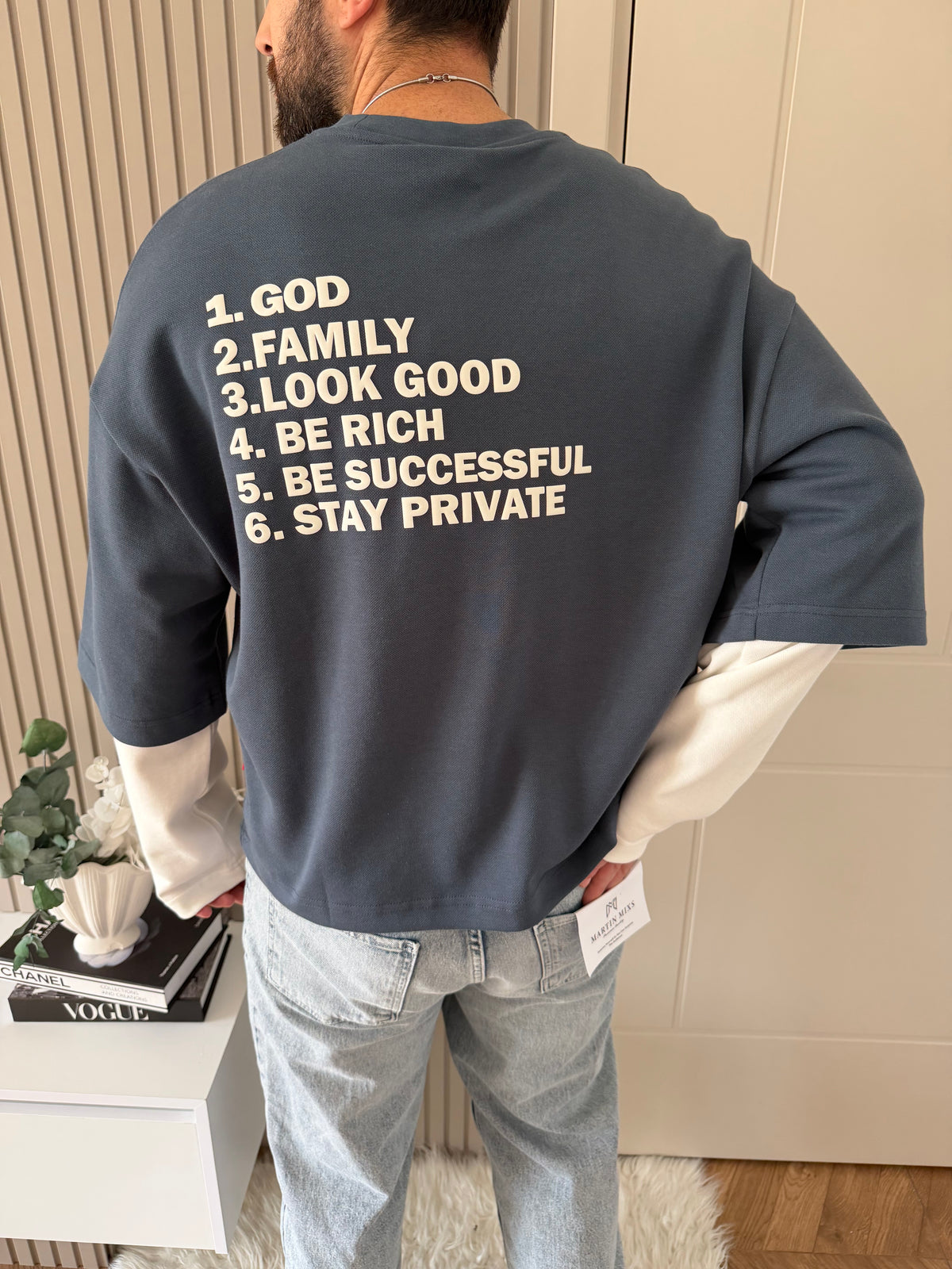 Clear Mind Boxy Fit Sweatshirt