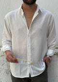 Basic Oversize Göbiş Gömlek Beyaz