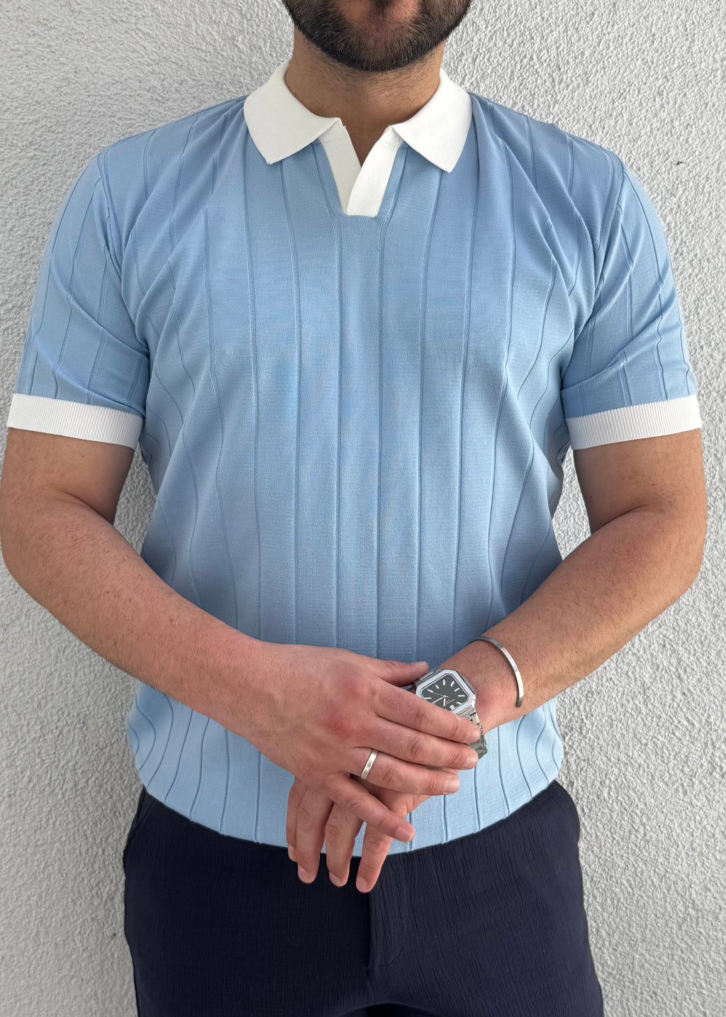 Mavi Polo Yaka T-shirt