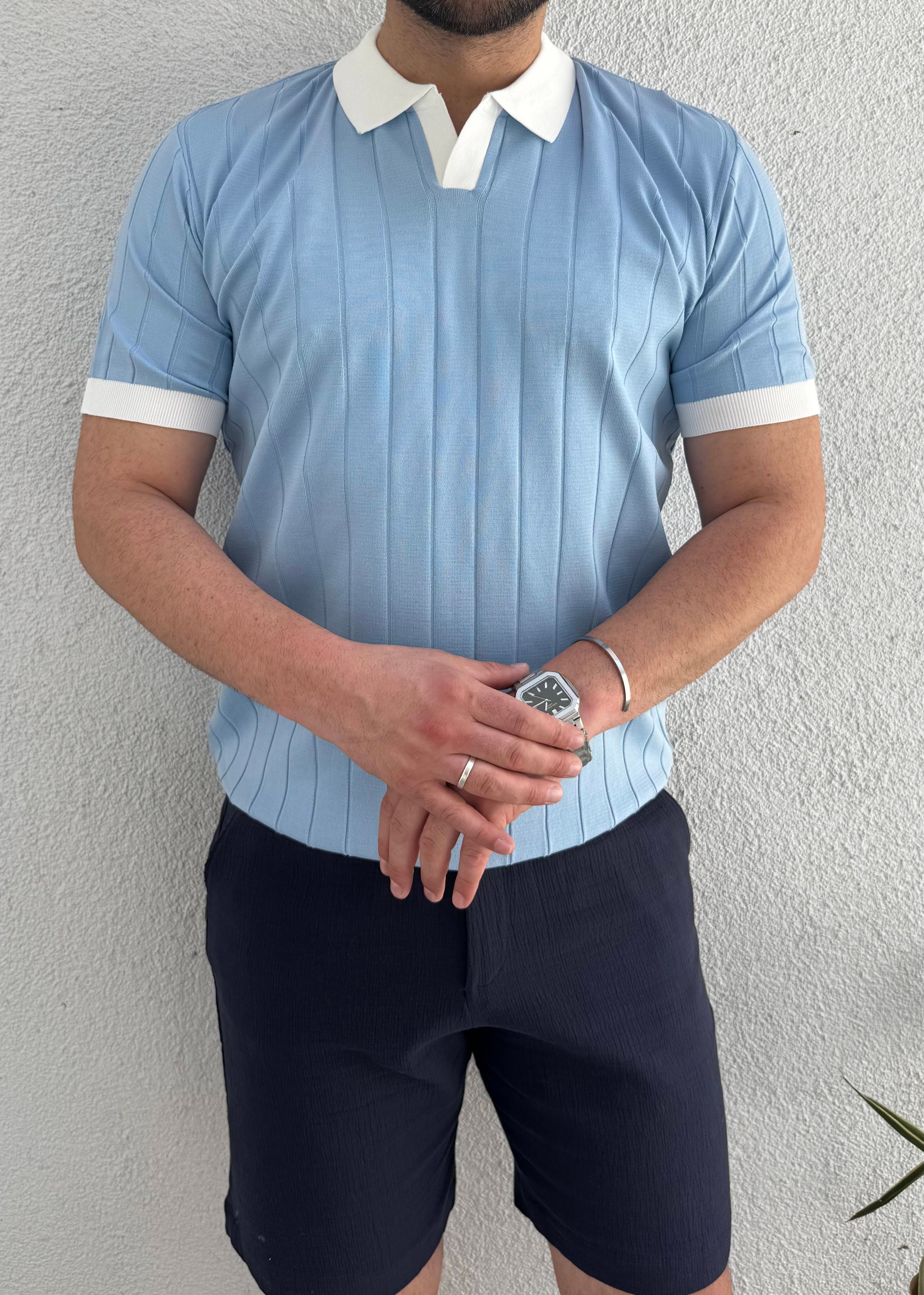 Mavi Polo Yaka T-shirt