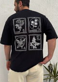 Siyah Nakış Detaylı T-shirt
