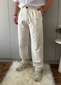 Gıesto Basic Baggy Keten Pantolon Krem