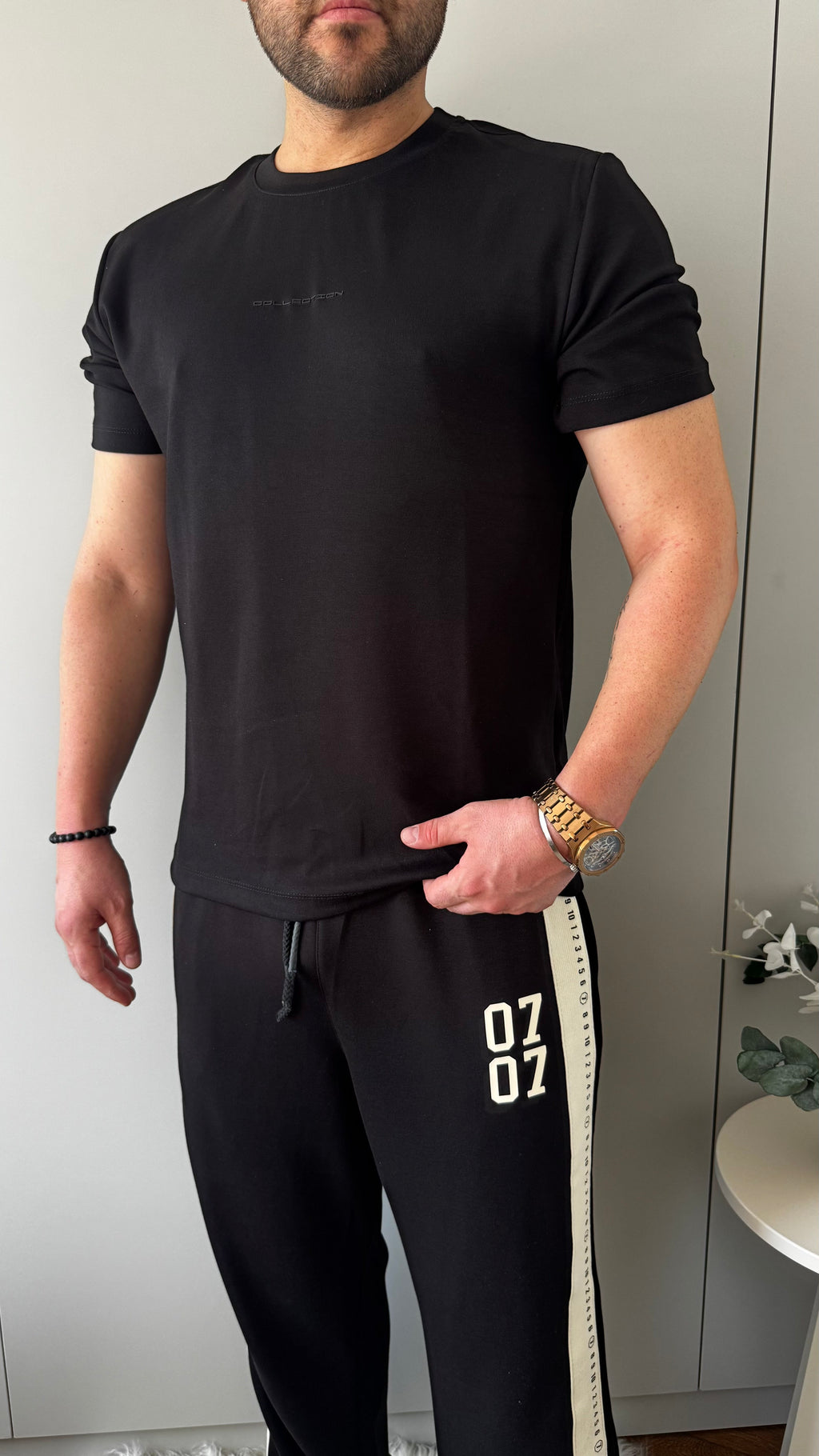 Oysho Kumaş T-shirt Siyah