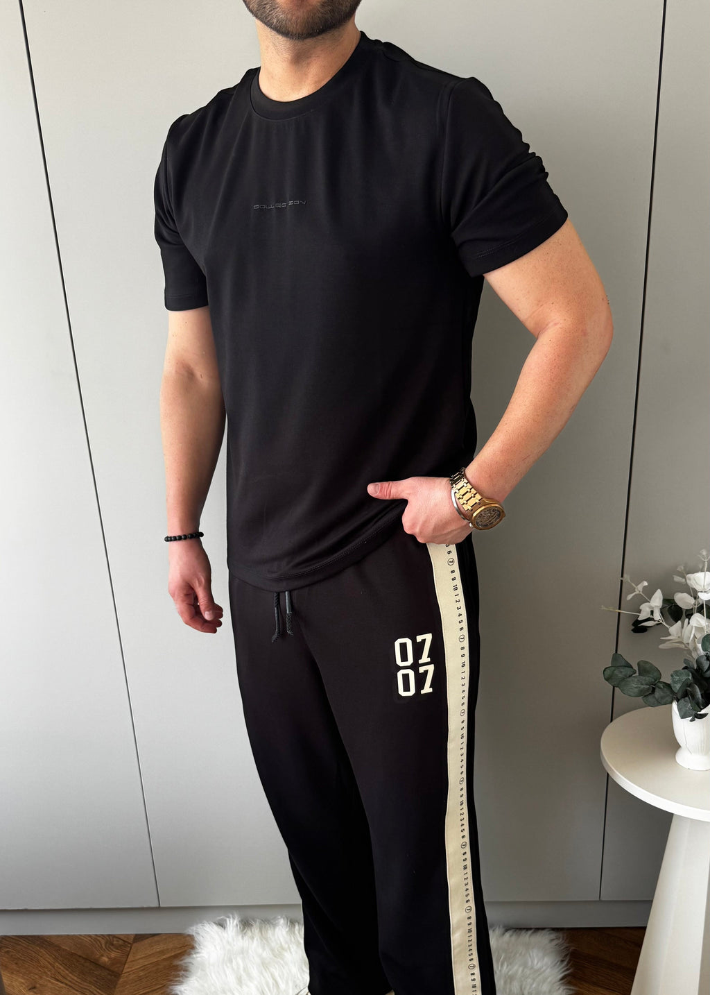 Oysho Kumaş T-shirt Siyah