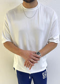 Oysho Kumaş Oversize T-shirt Beyaz