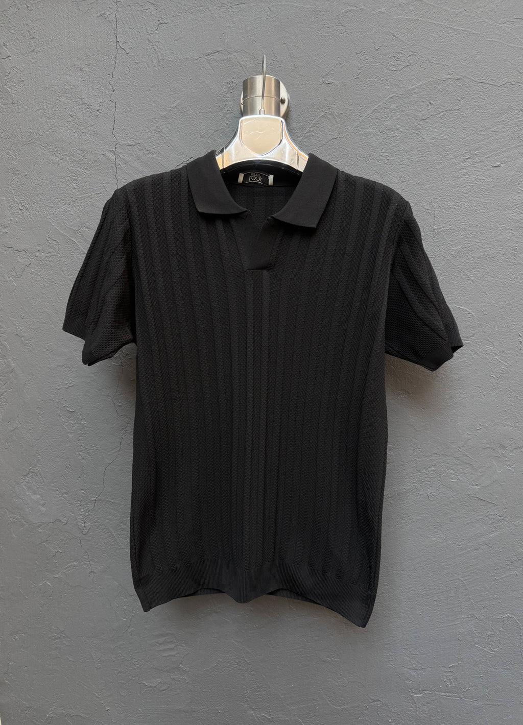 Polo Yaka Triko Siyah