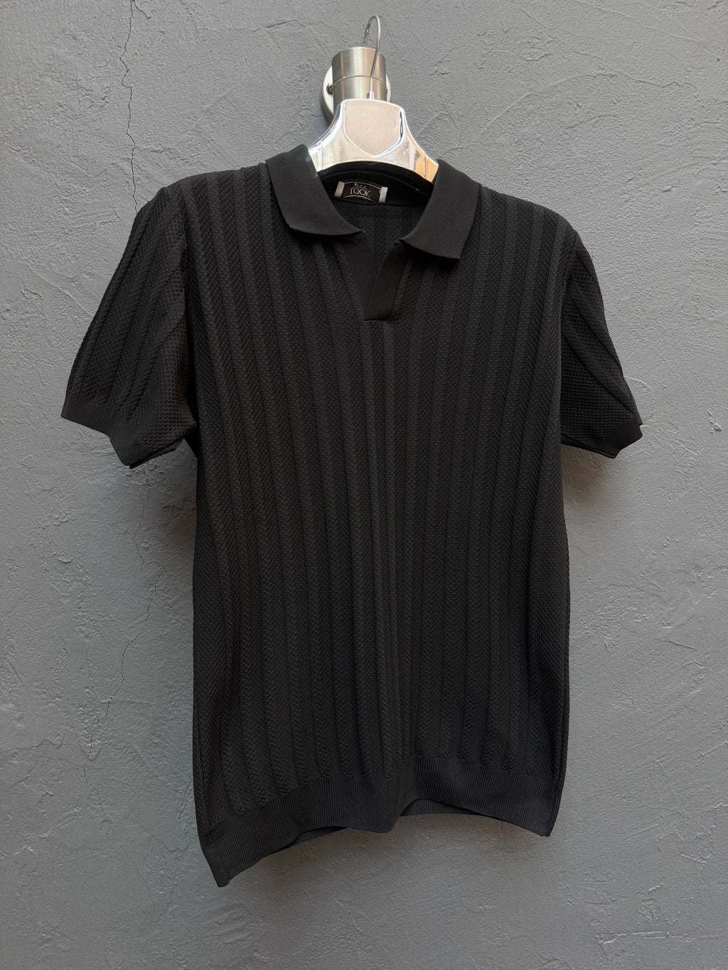 Polo Yaka Triko Siyah