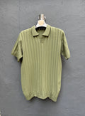 Polo Yaka Triko T-shirt Yeşil