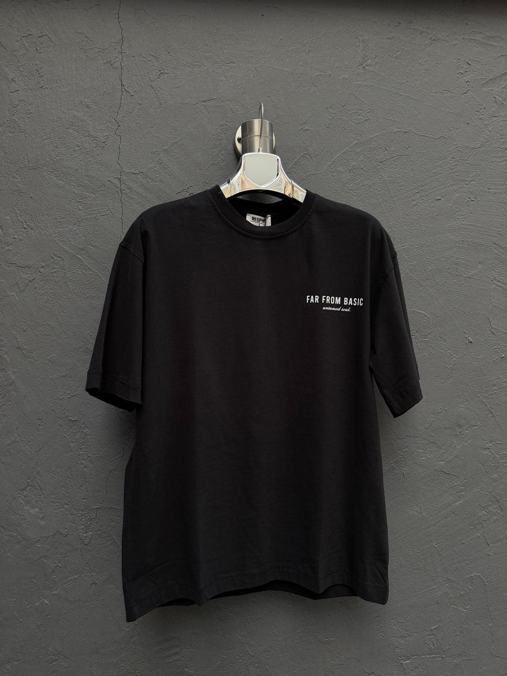 Arka Baskılı T-shirt Siyah