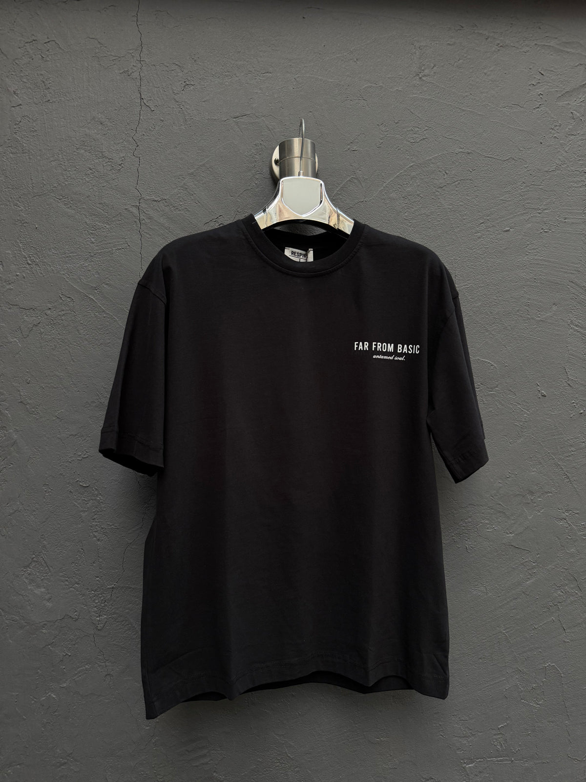 Arka Baskılı T-shirt Siyah