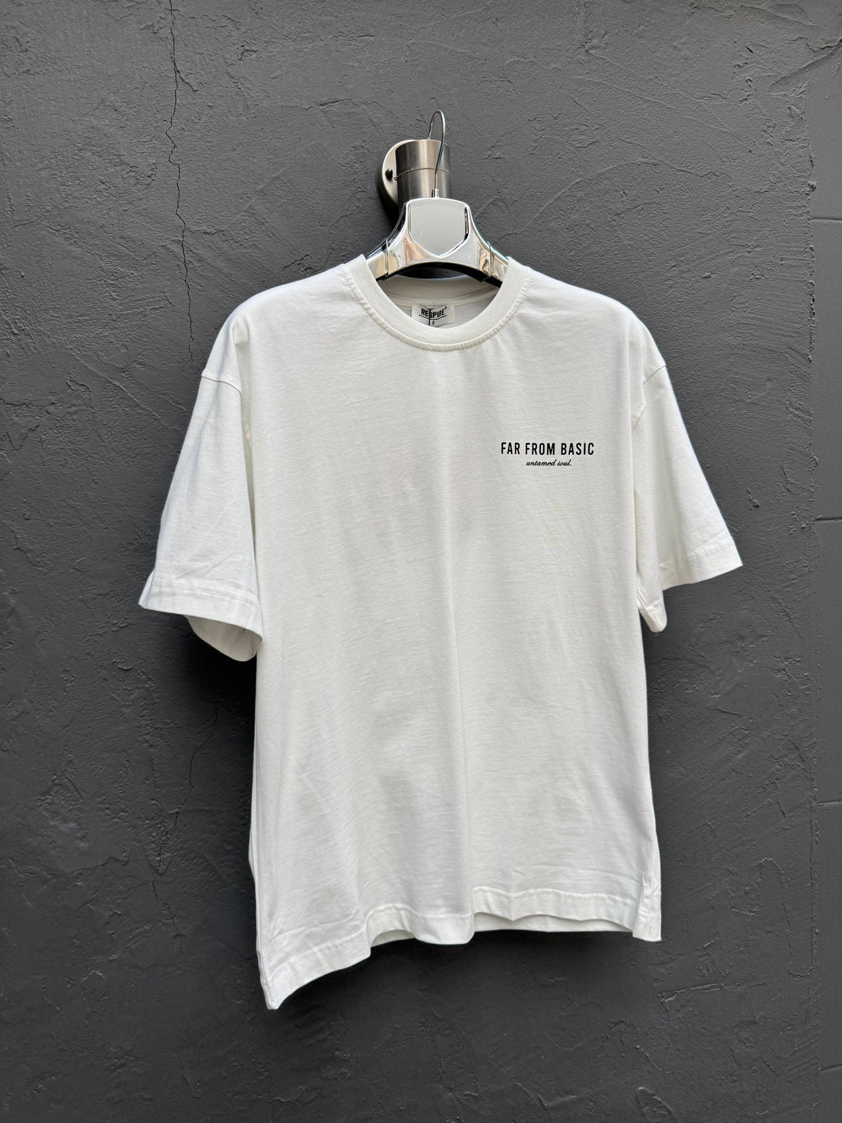 Arka Baskılı T-shirt Beyaz