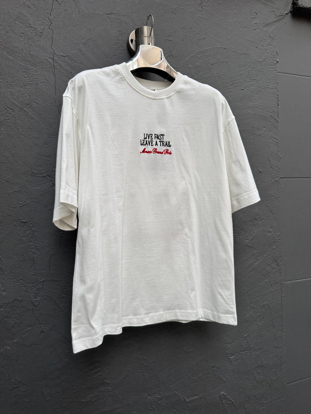 Arka Baskı Detay T-shirt Beyaz