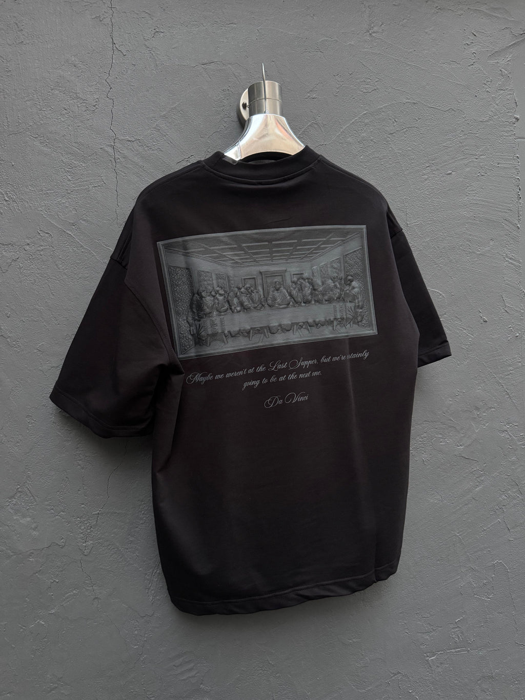 Arka Baskılı T-shirt Siyah