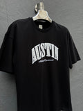 Baskı Detay Siyah T-shirt