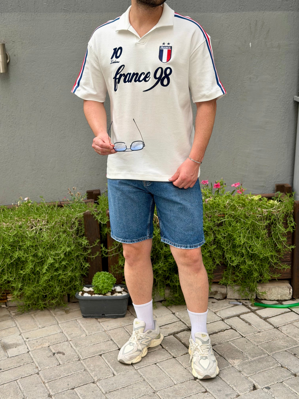 Baskılı Polo Yaka T-Shirt