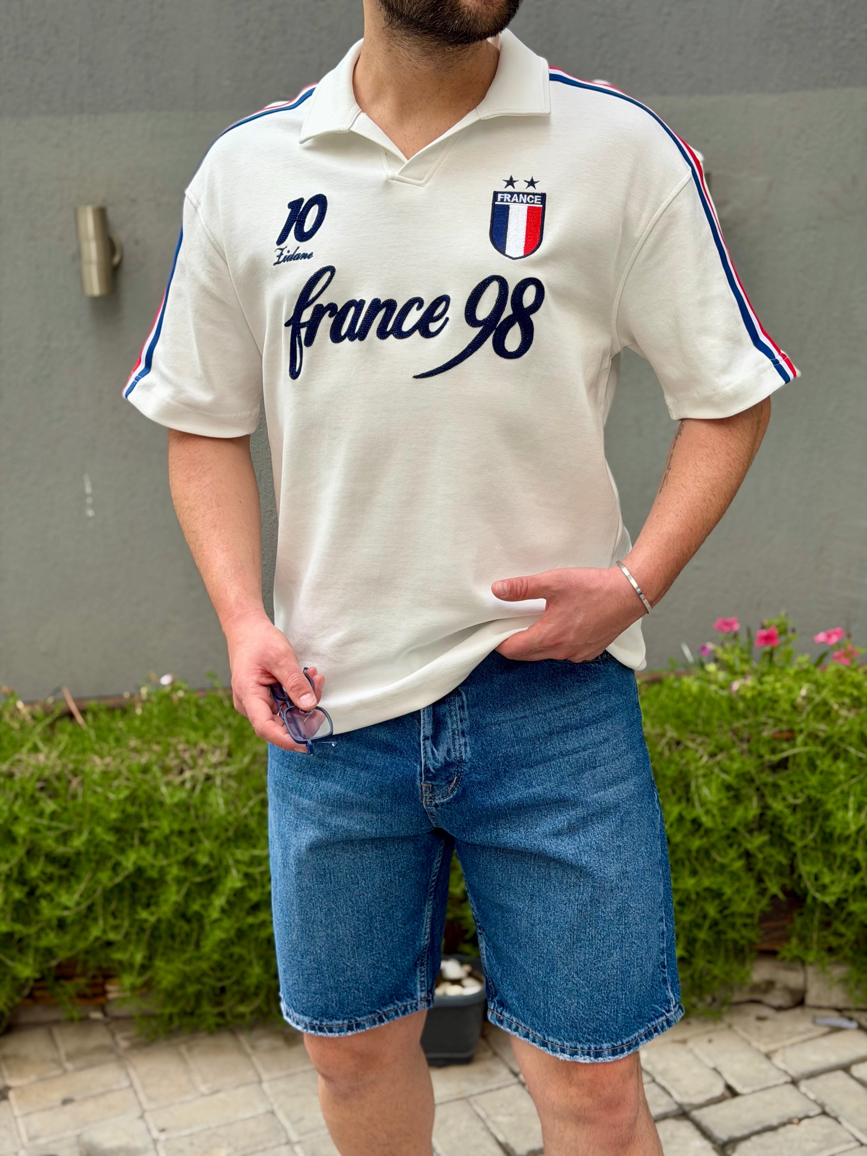 Baskılı Polo Yaka T-Shirt