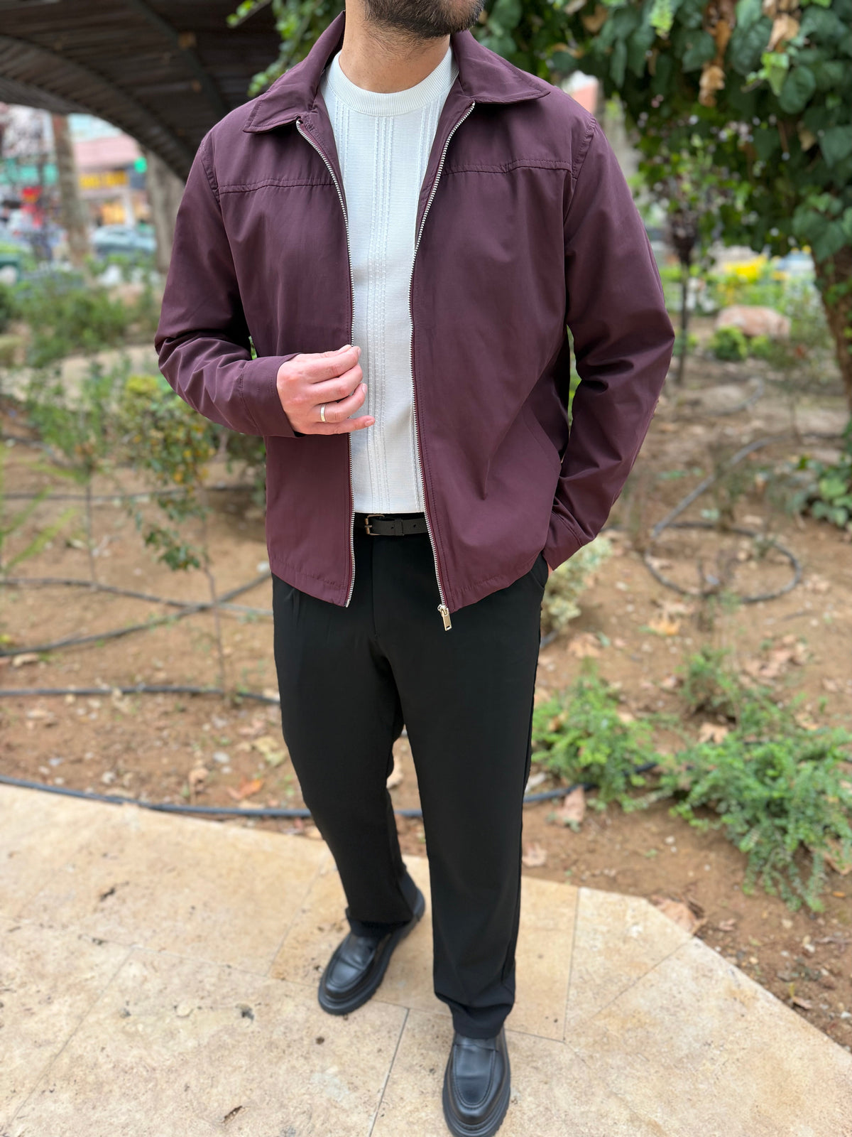 Bordo Mevsimlik Ceket